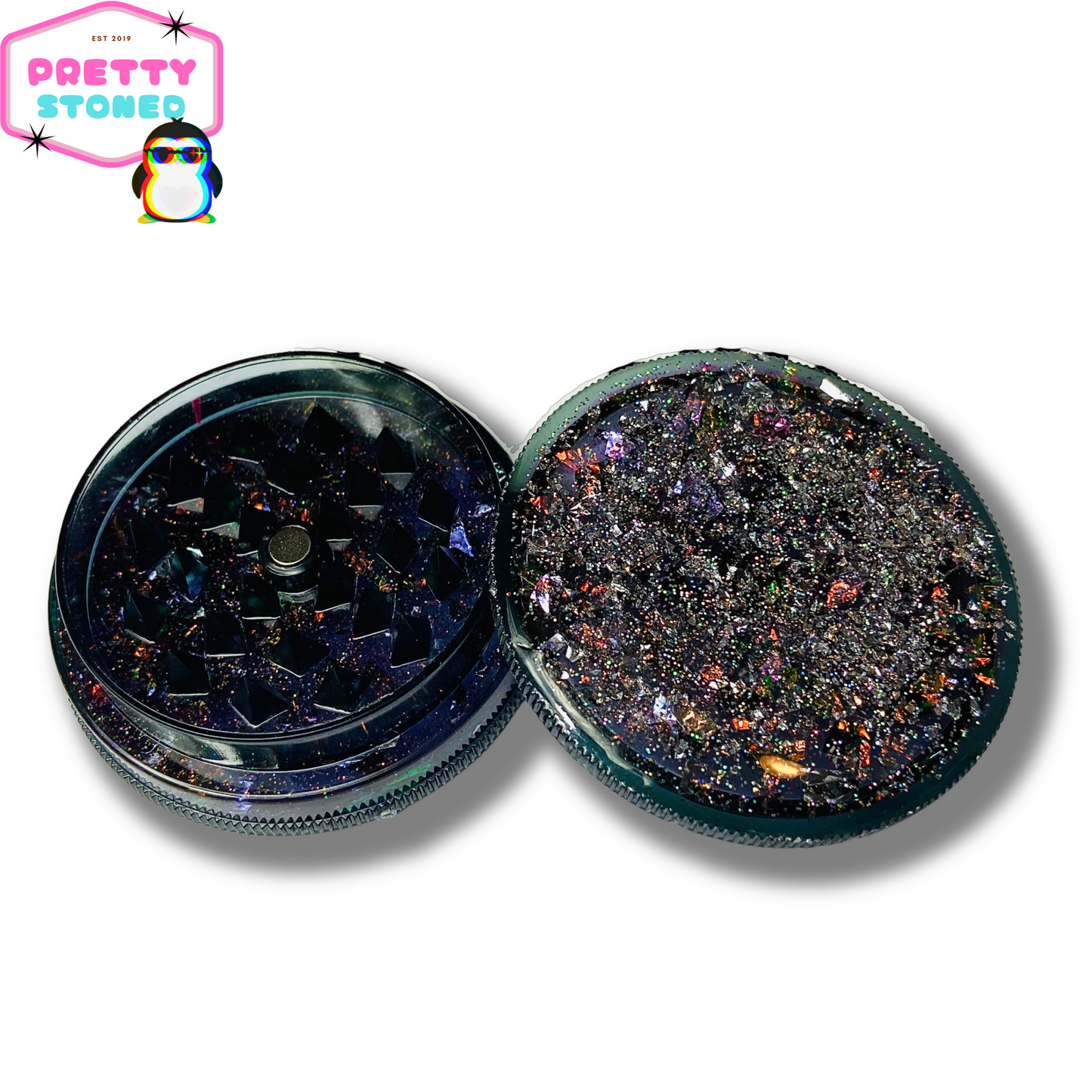 Black & Gold Glitter Grinder