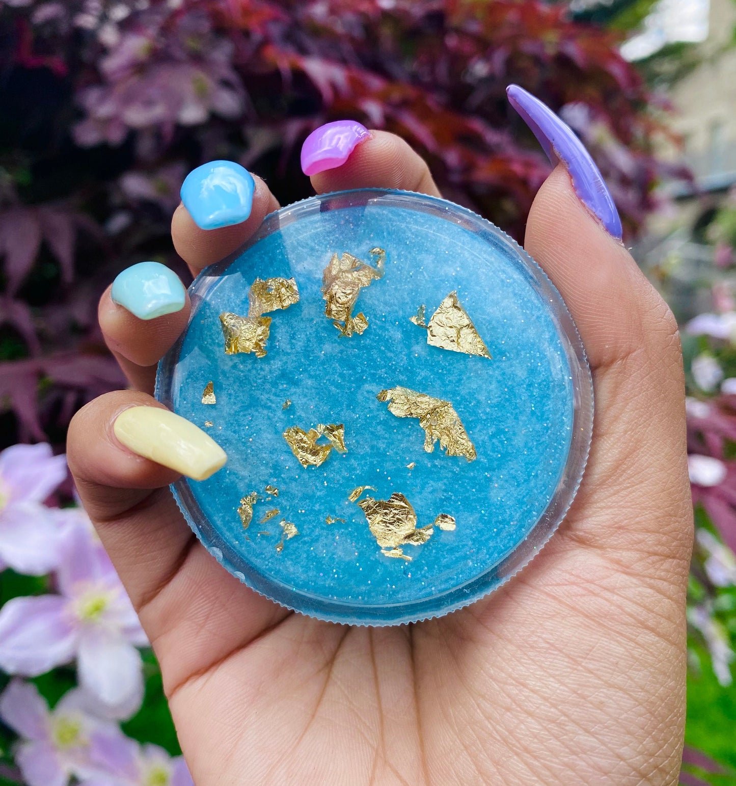 Blue & Gold Glitter Grinder