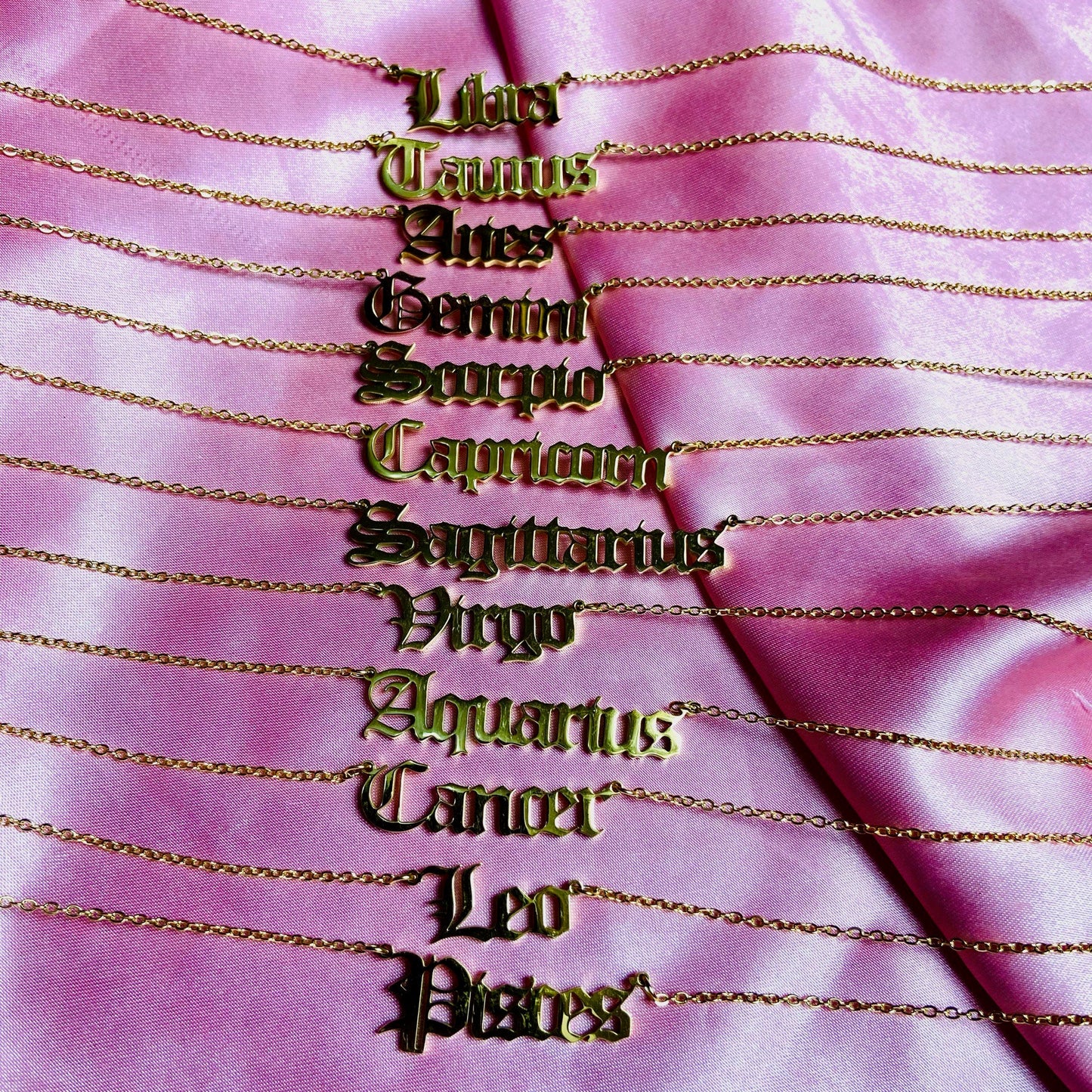 Zodiac Grinder & Necklace Gift Set