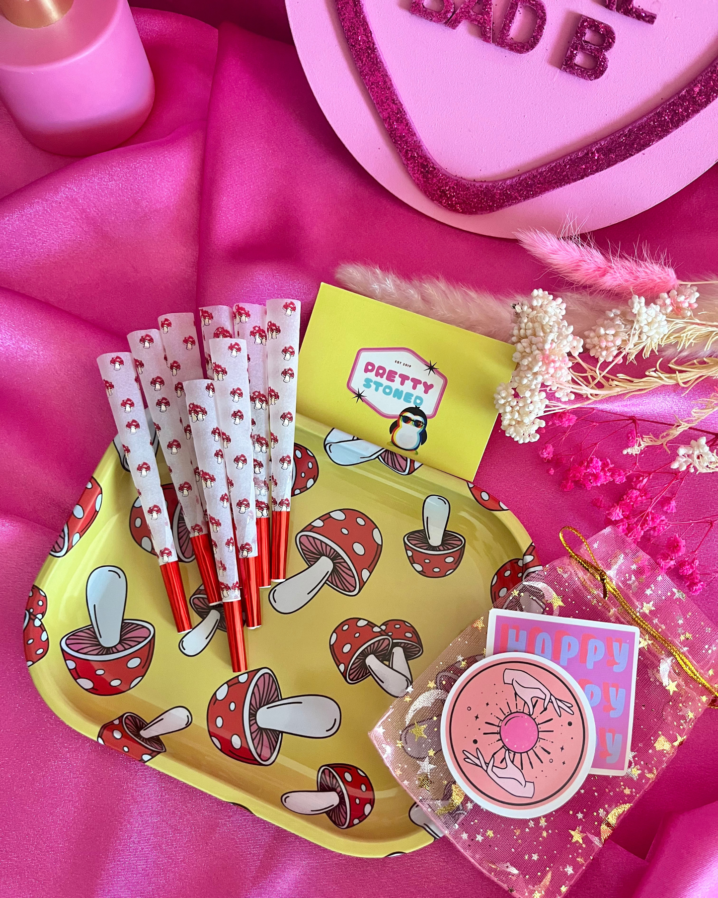 Mushroom Rolling Tray Set 🍄