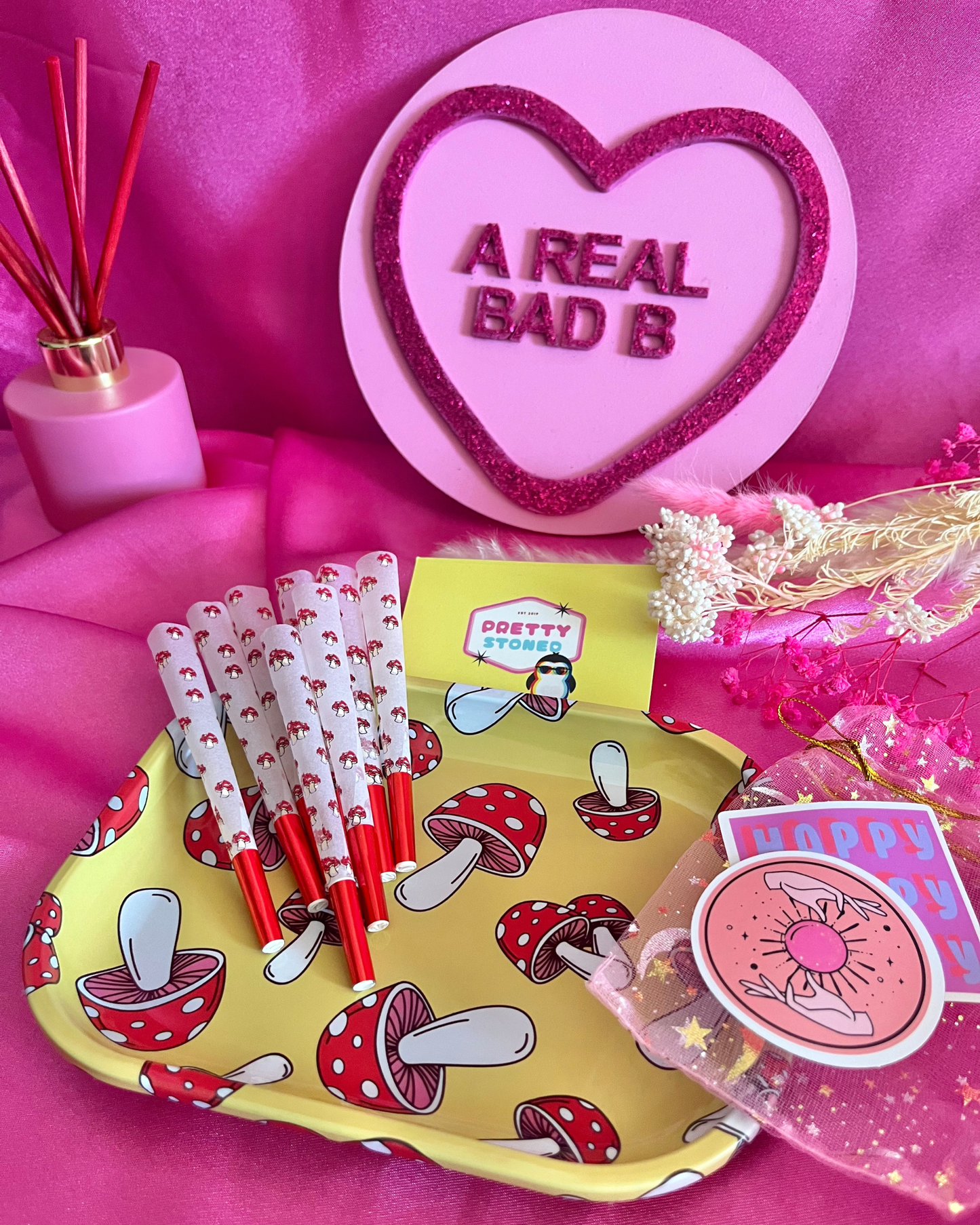 Mushroom Rolling Tray Set 🍄