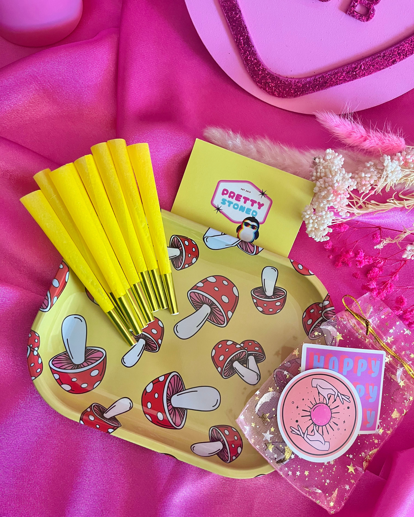 Mushroom Rolling Tray Set 🍄