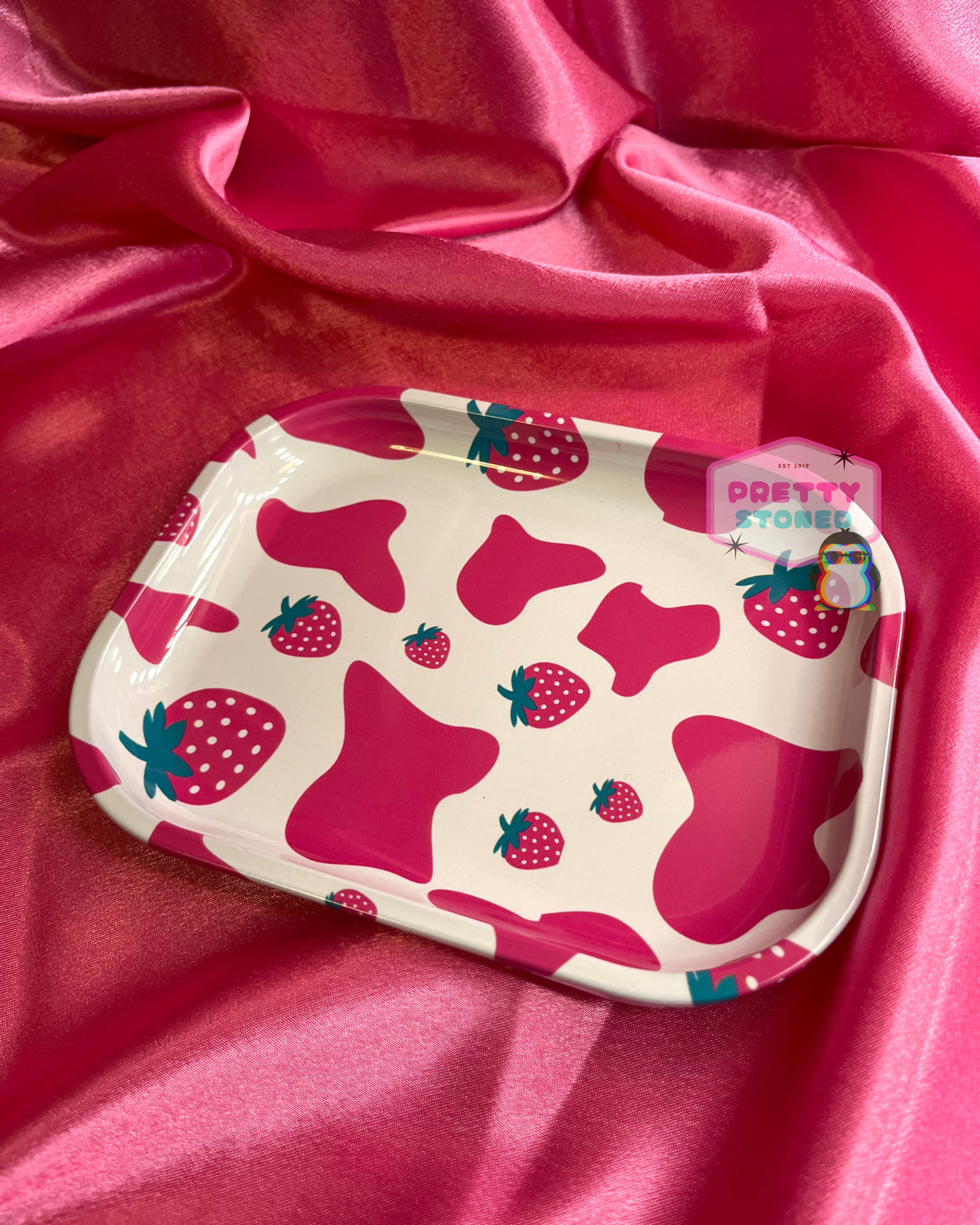 Pink Strawberry Milk Rolling Set 🍓🥛