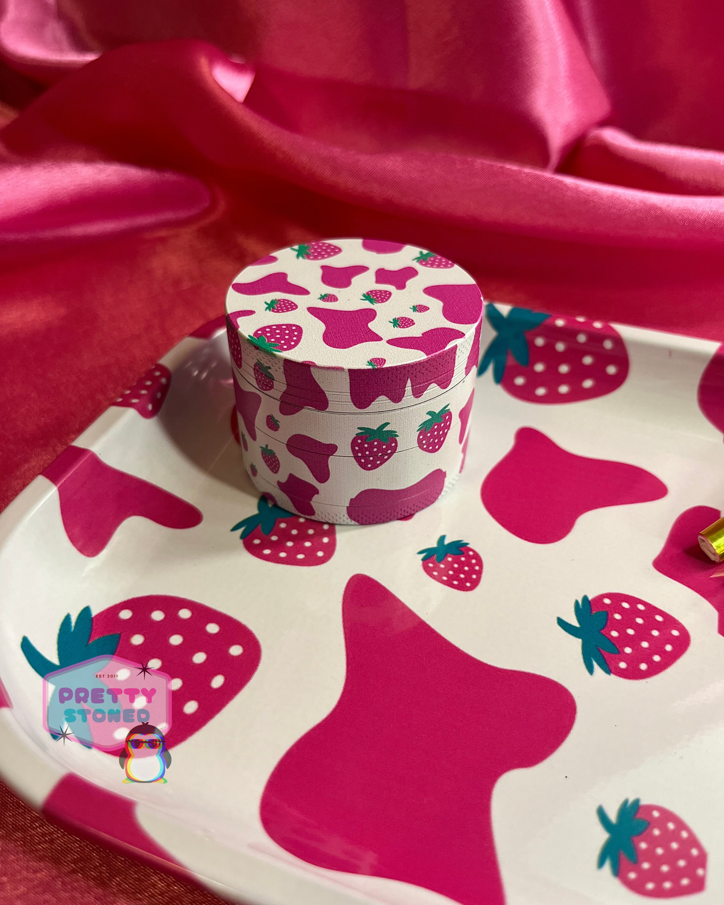 Pink Strawberry Milk Rolling Set 🍓🥛