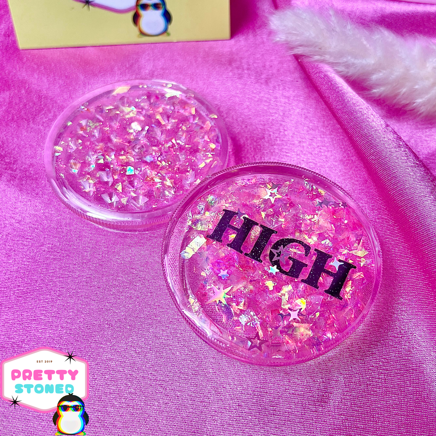 Pink Glitter Grinder