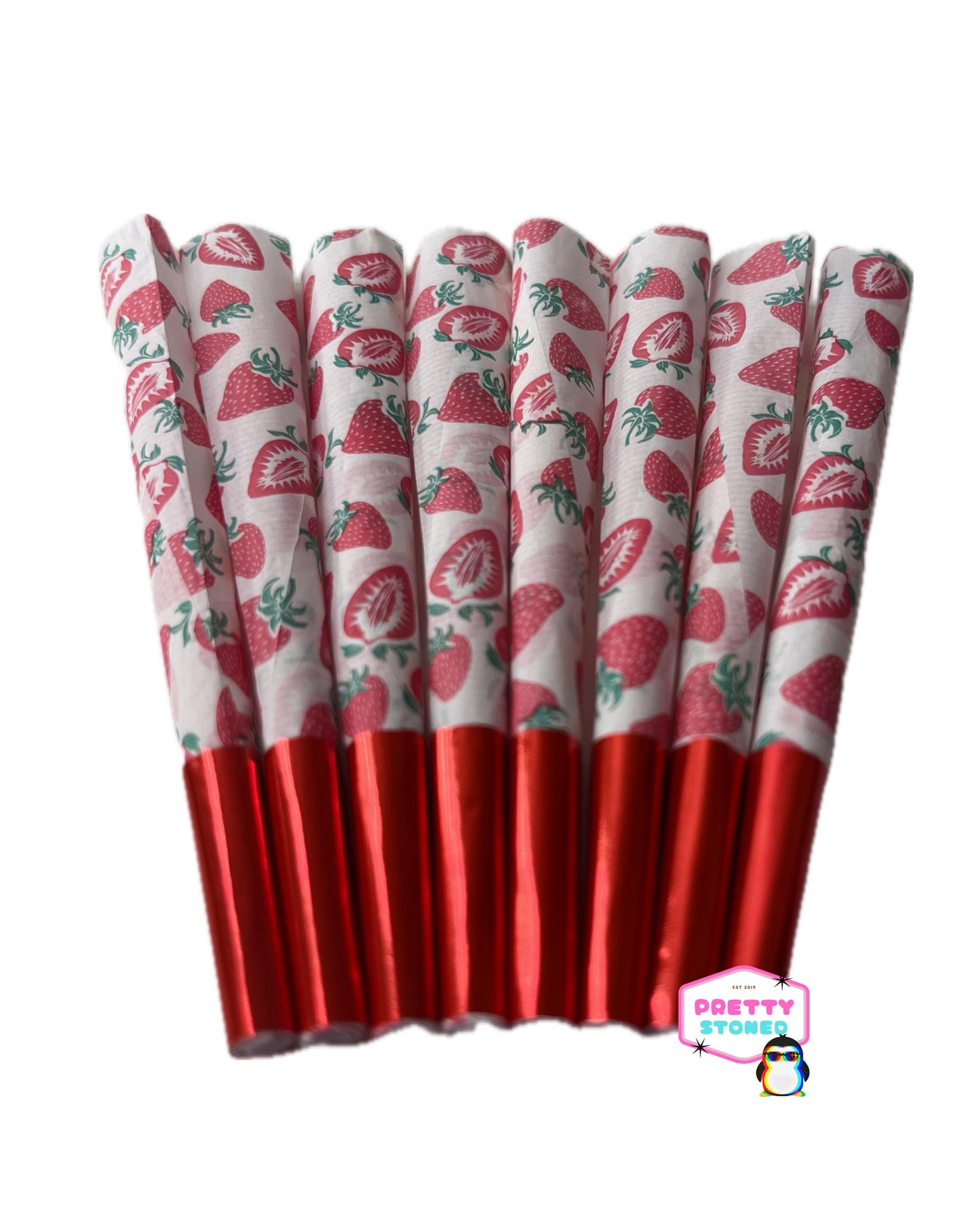 8 Strawberry Pre Rolled Cones 🍓