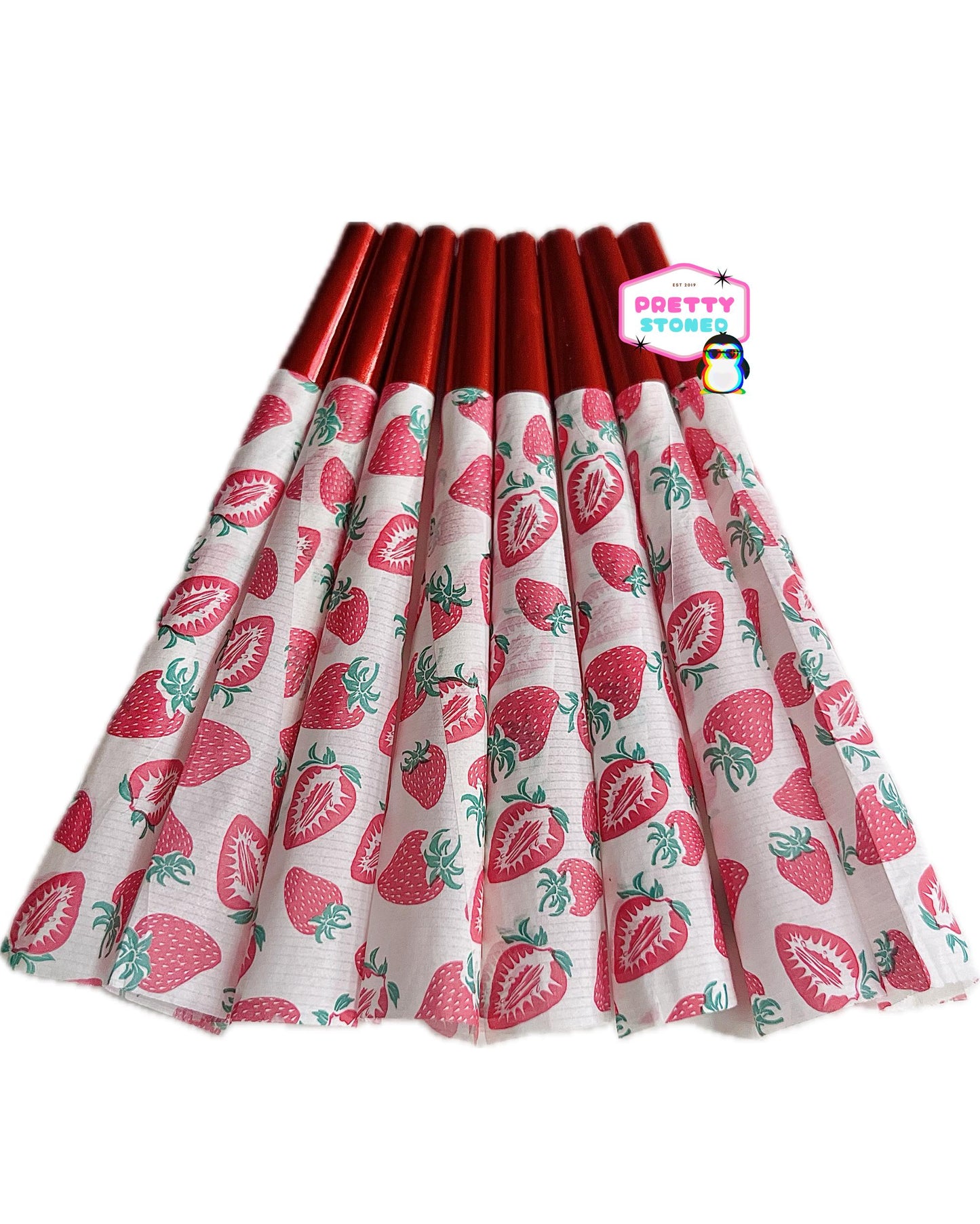 8 Strawberry Pre Rolled Cones 🍓