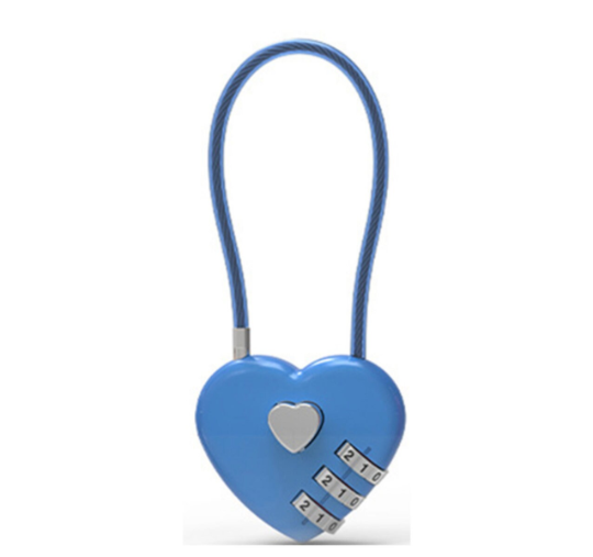 Heart Shape Combination Lock