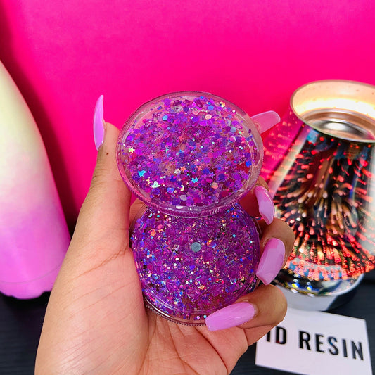 Sparkly Pink Glitter Grinder Cute Gift for Her