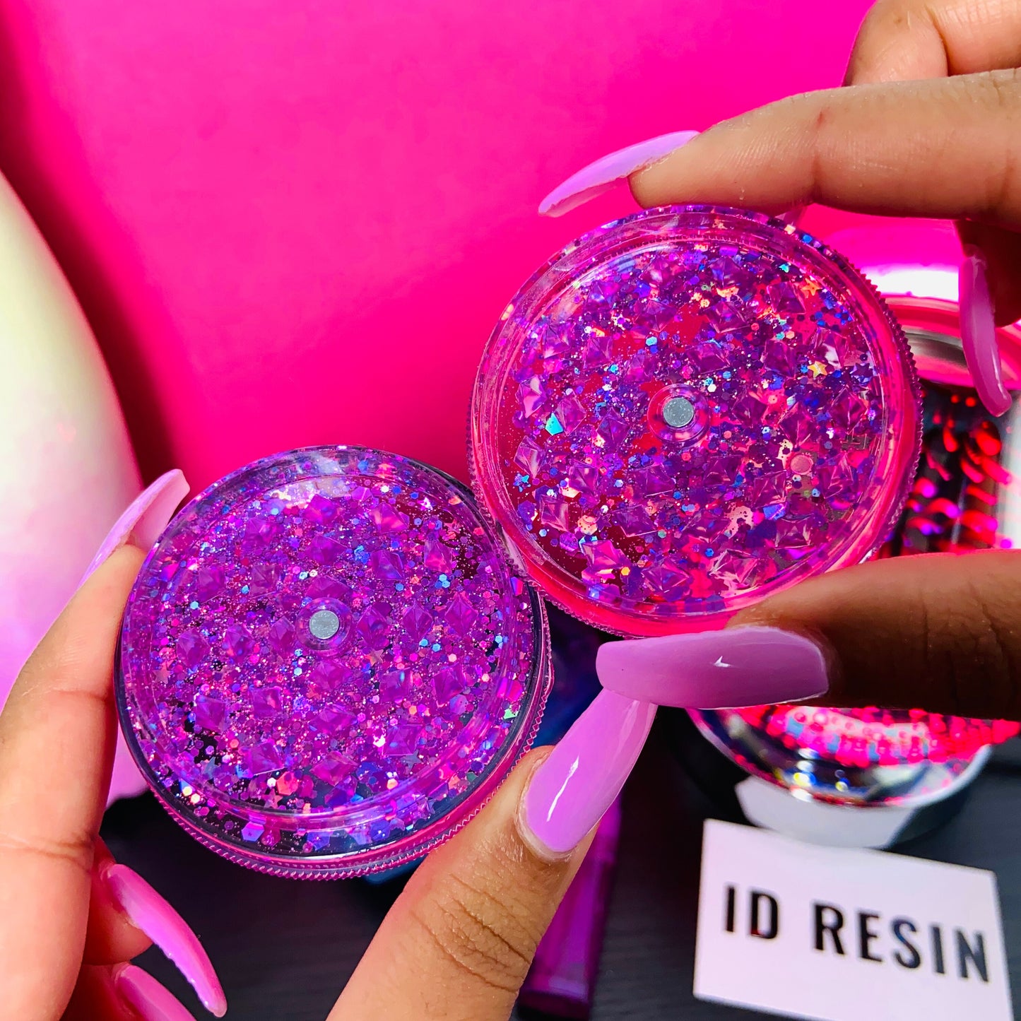 Sparkly Pink Glitter Grinder Cute Gift for Her
