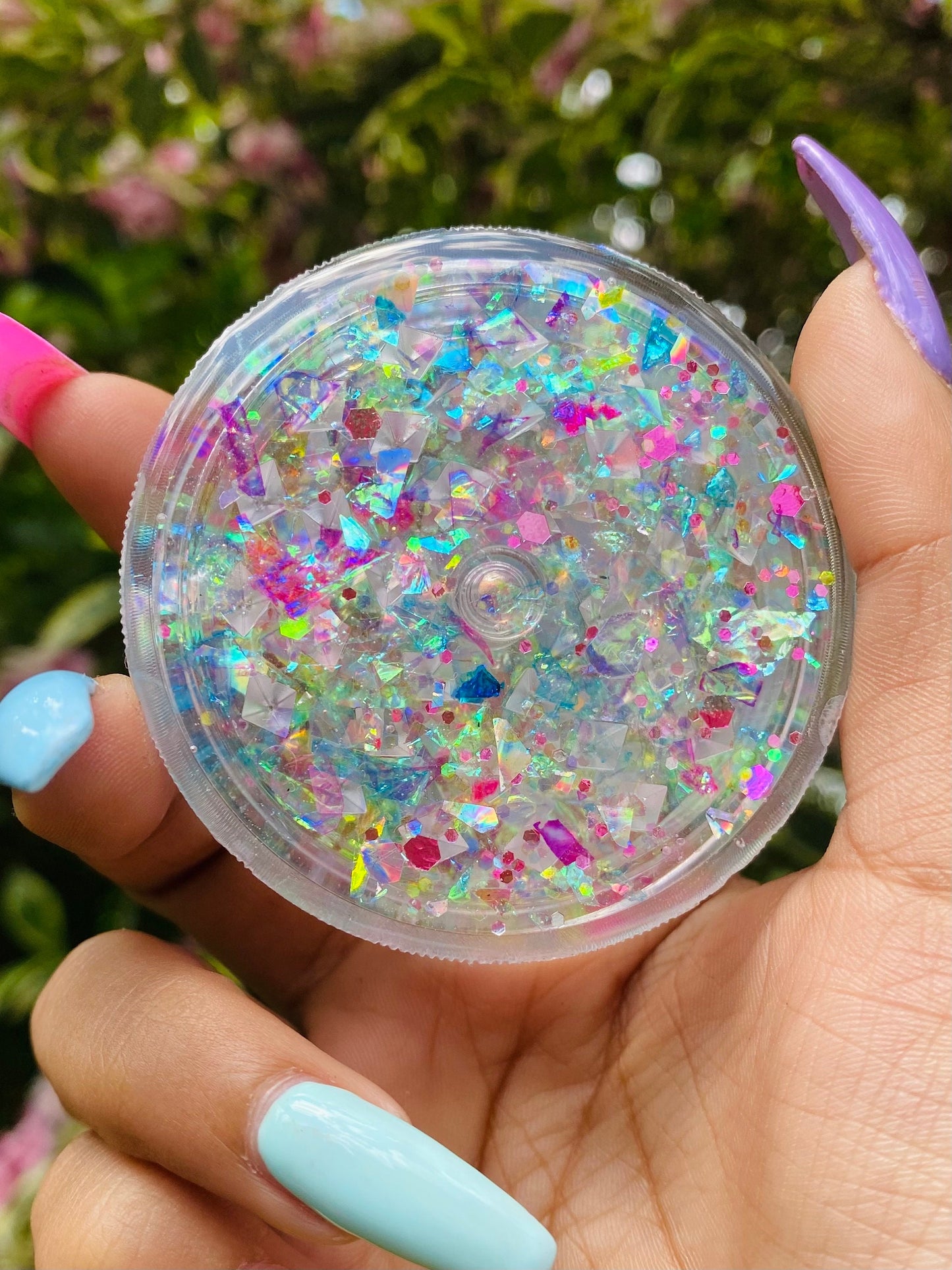 Holographic Rainbow Grinder