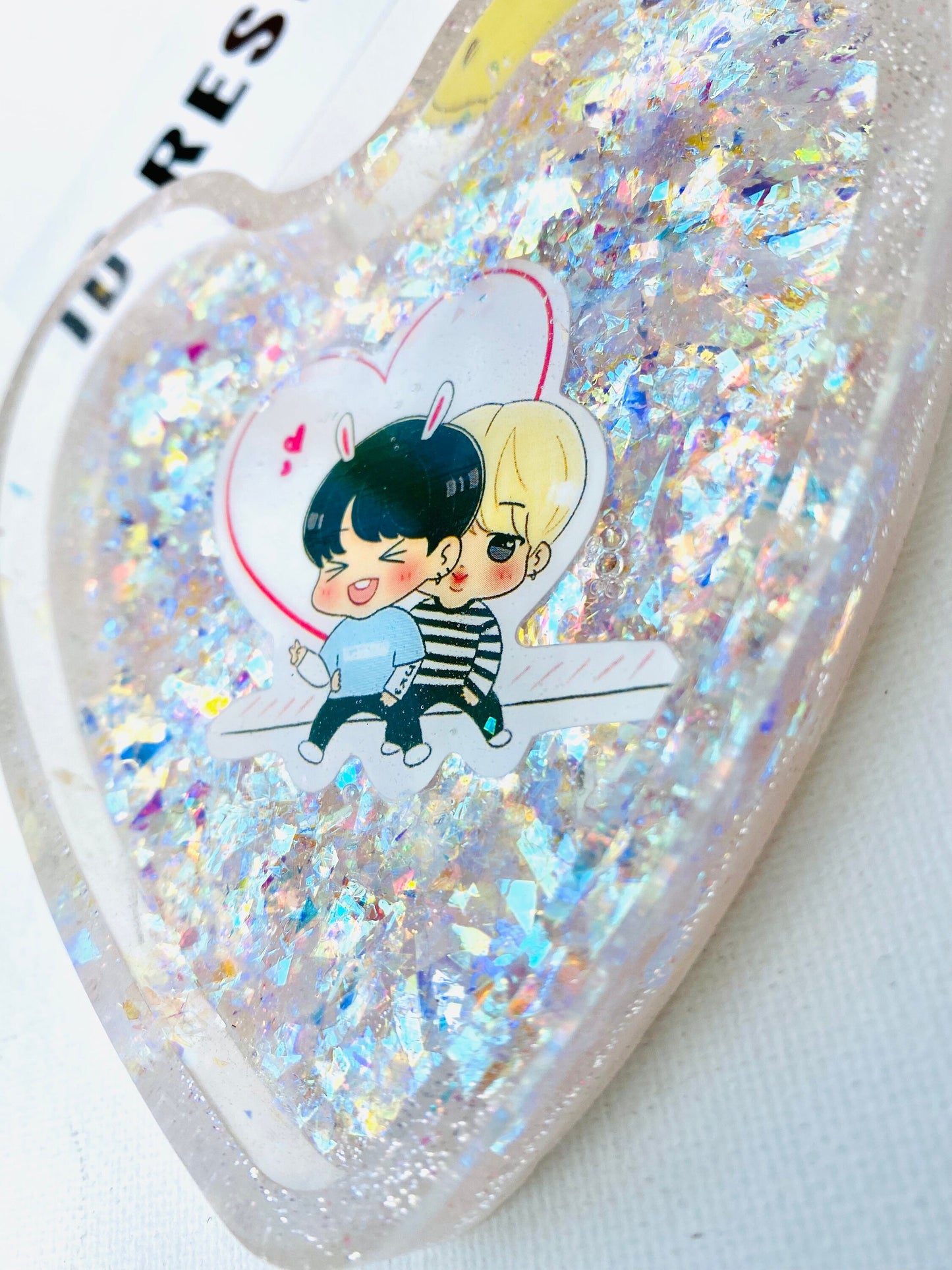 Holographic Tray - Rainbow Jewellery Stoner Stash Trinket Tray - BTS Heart Kawaii Tray for Jewellery and Trinkets