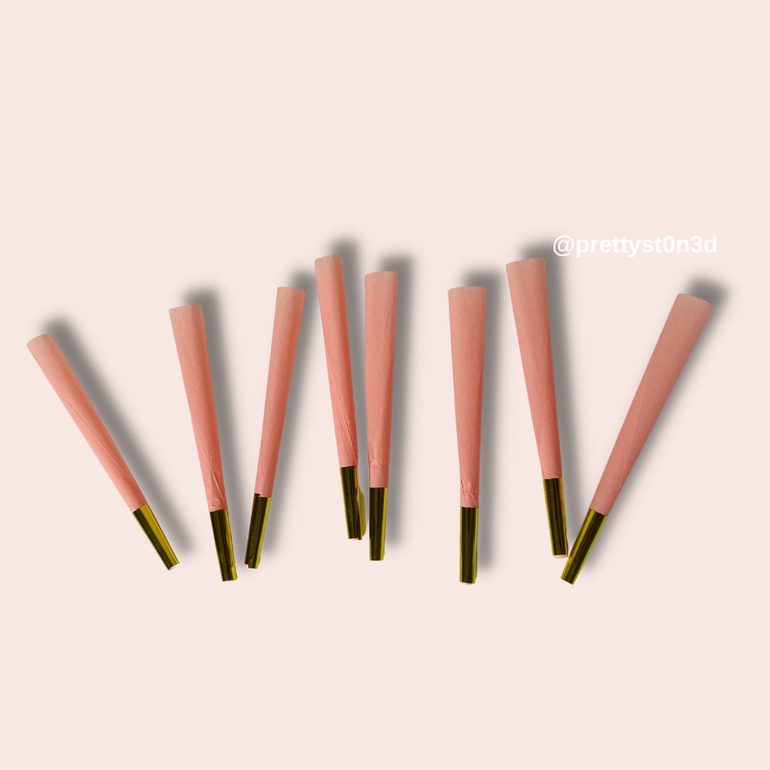 8 Peach Pre Rolled Cones