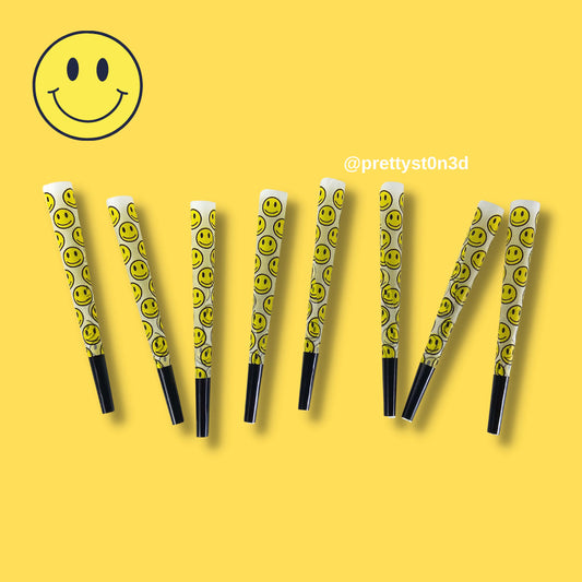 8 Smiley Face Pre Rolled Cones