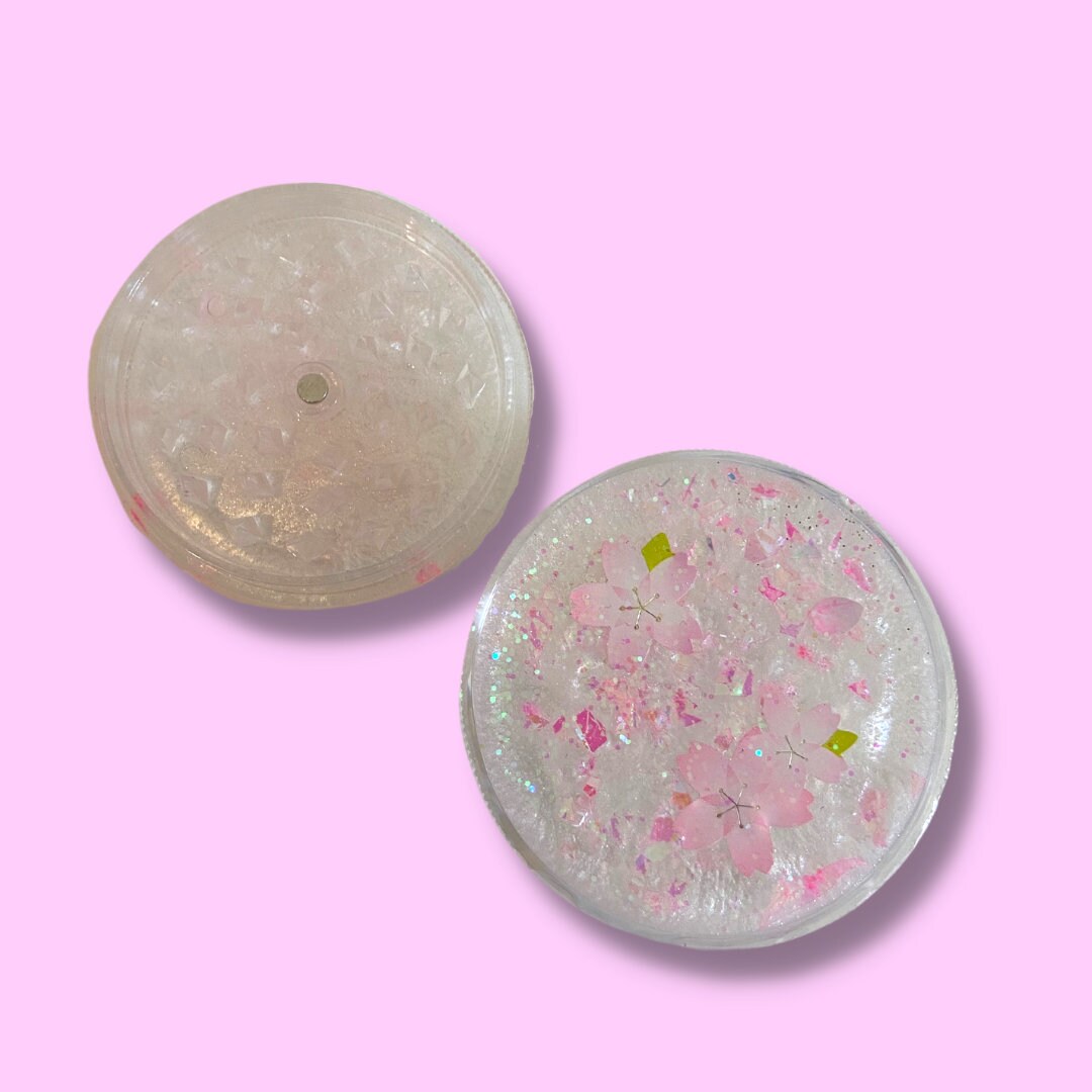 Pink Cherry Blossom Grinder