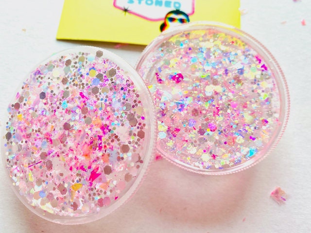 Grinder Sparkly Holographic- PINK SILVER GLITTER Grinder - Christmas Gift for Her Cute Stocking Stuffer