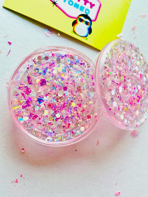 Grinder Sparkly Holographic- PINK SILVER GLITTER Grinder - Christmas Gift for Her Cute Stocking Stuffer