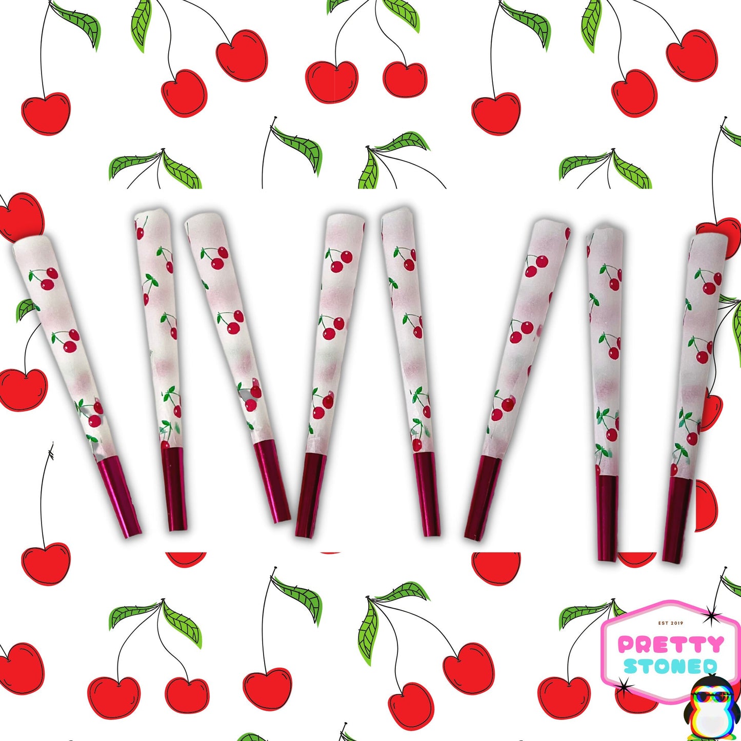 8 Cherry Pre Rolled Cones