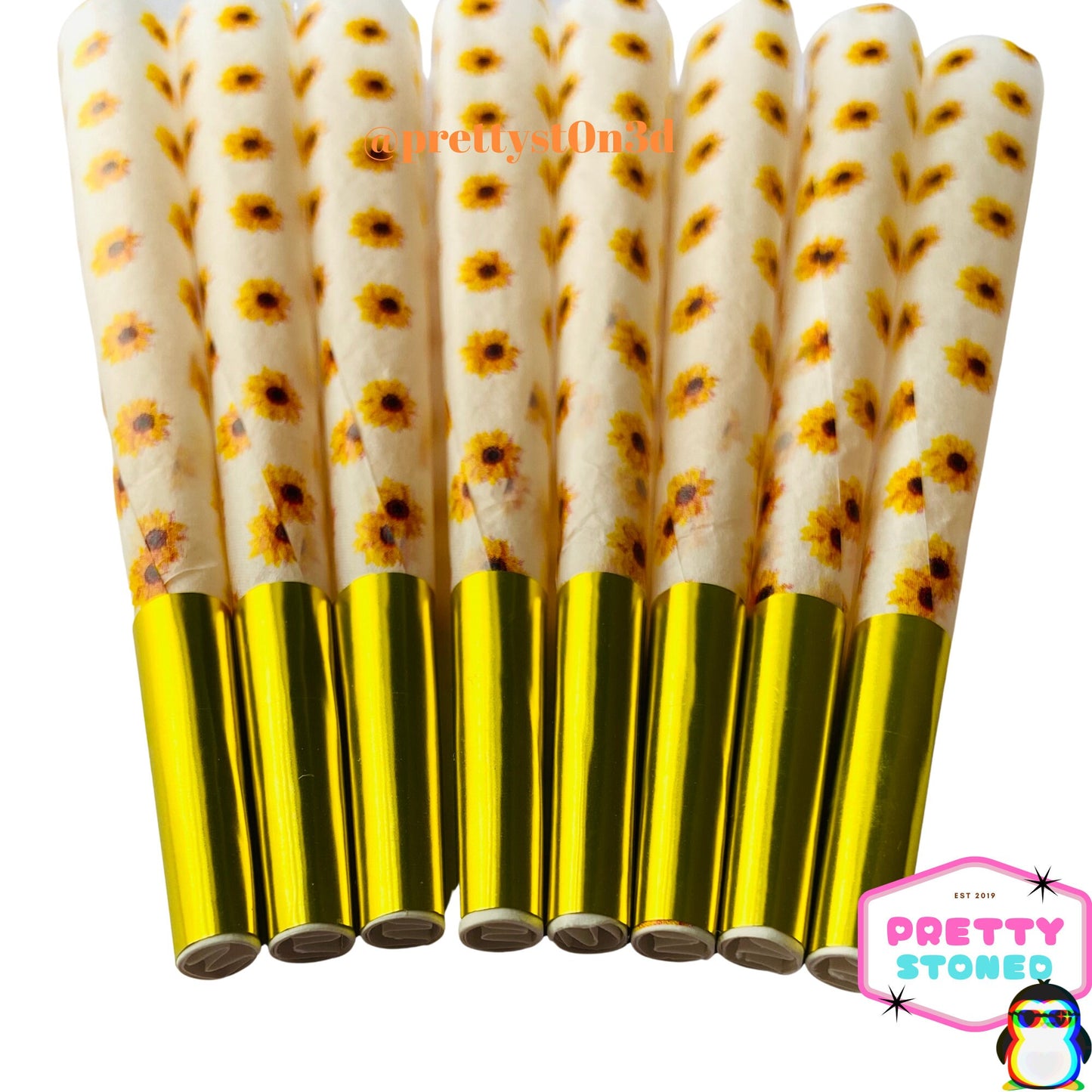 8 Sunflower Pre Rolled Cones