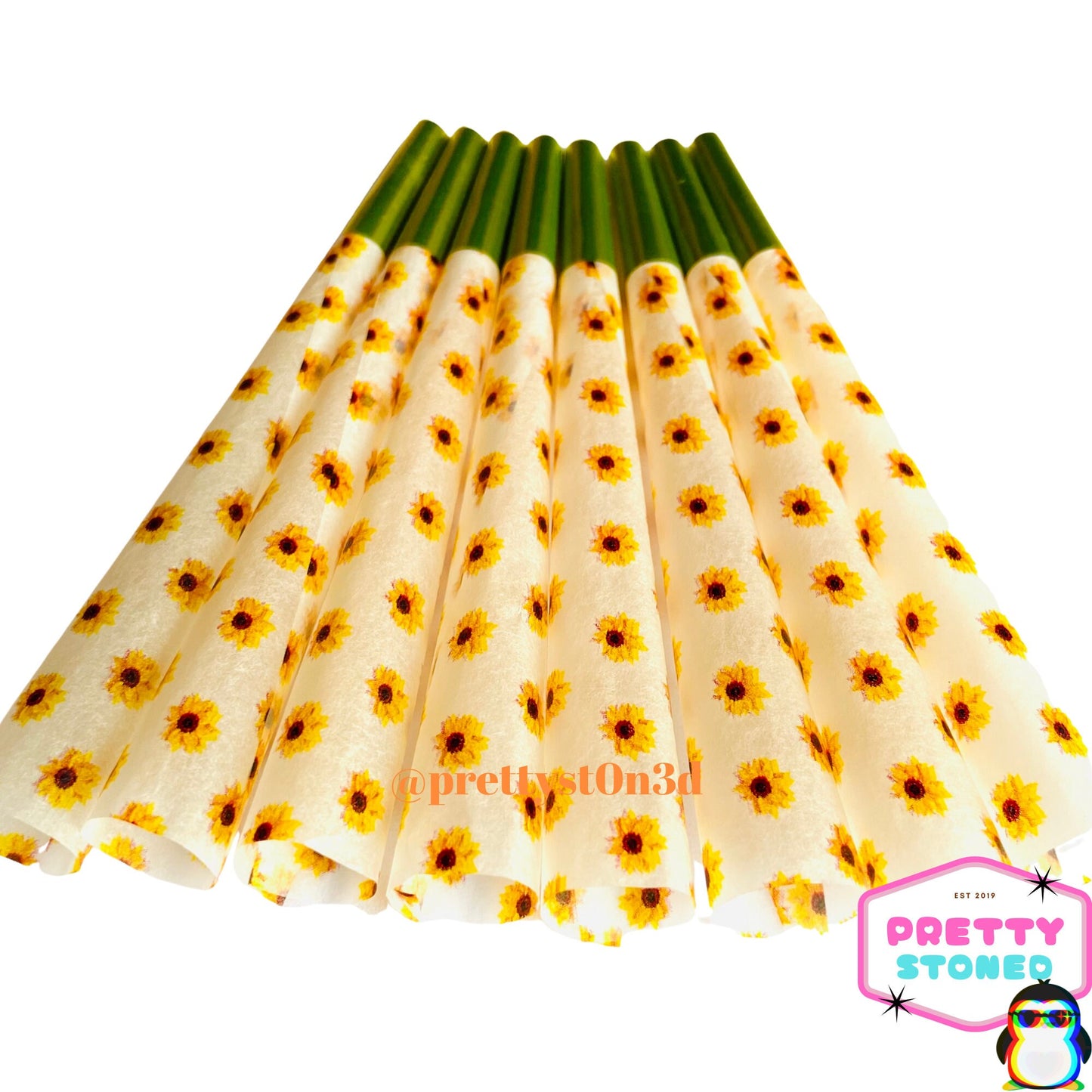 8 Sunflower Pre Rolled Cones