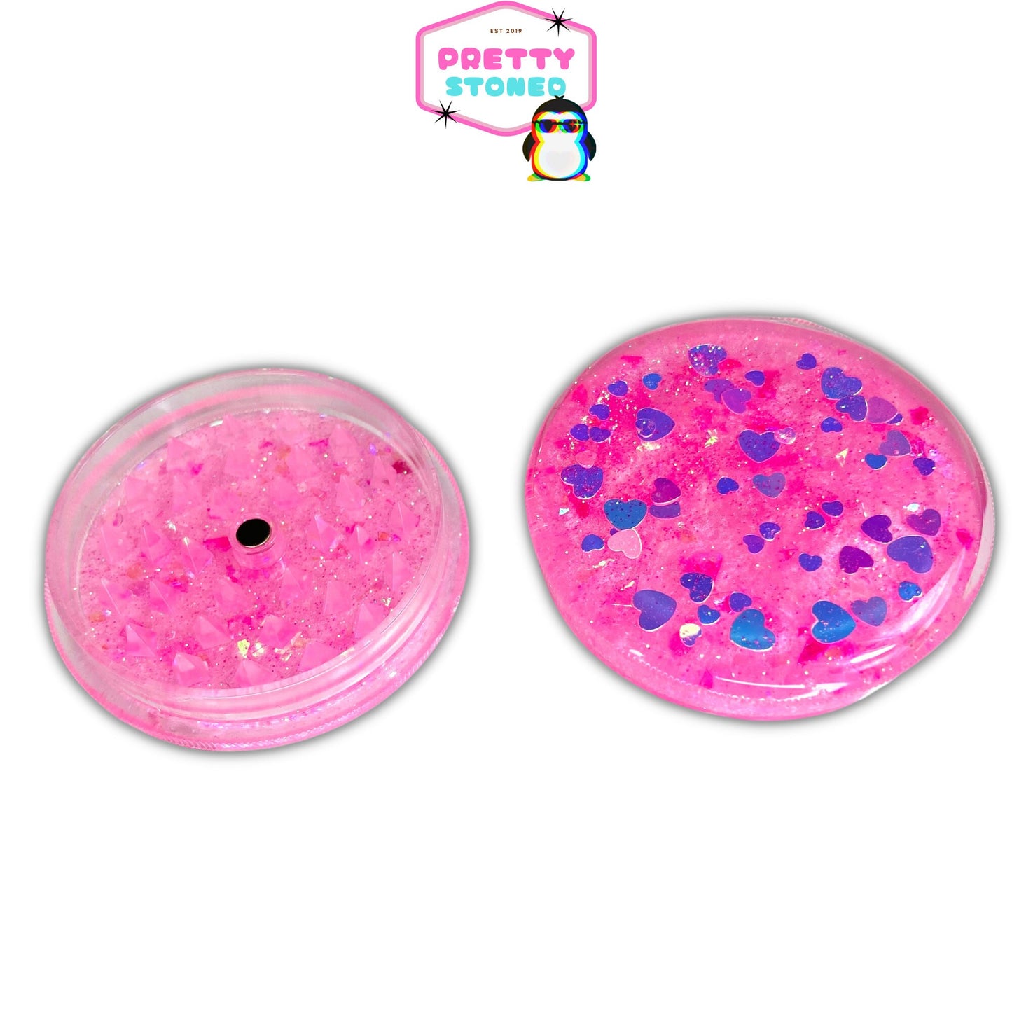 Pink Heart Grinder