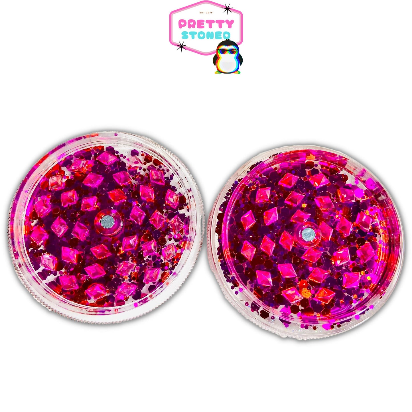 Hot Pink Glitter Grinder