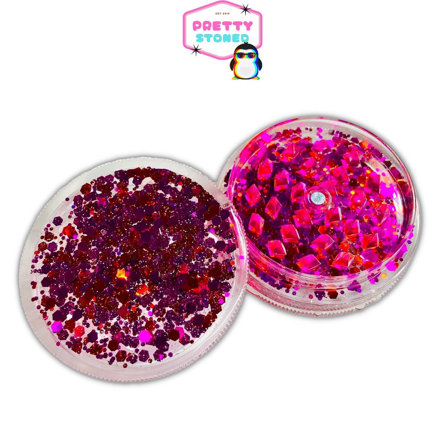 Hot Pink Glitter Grinder