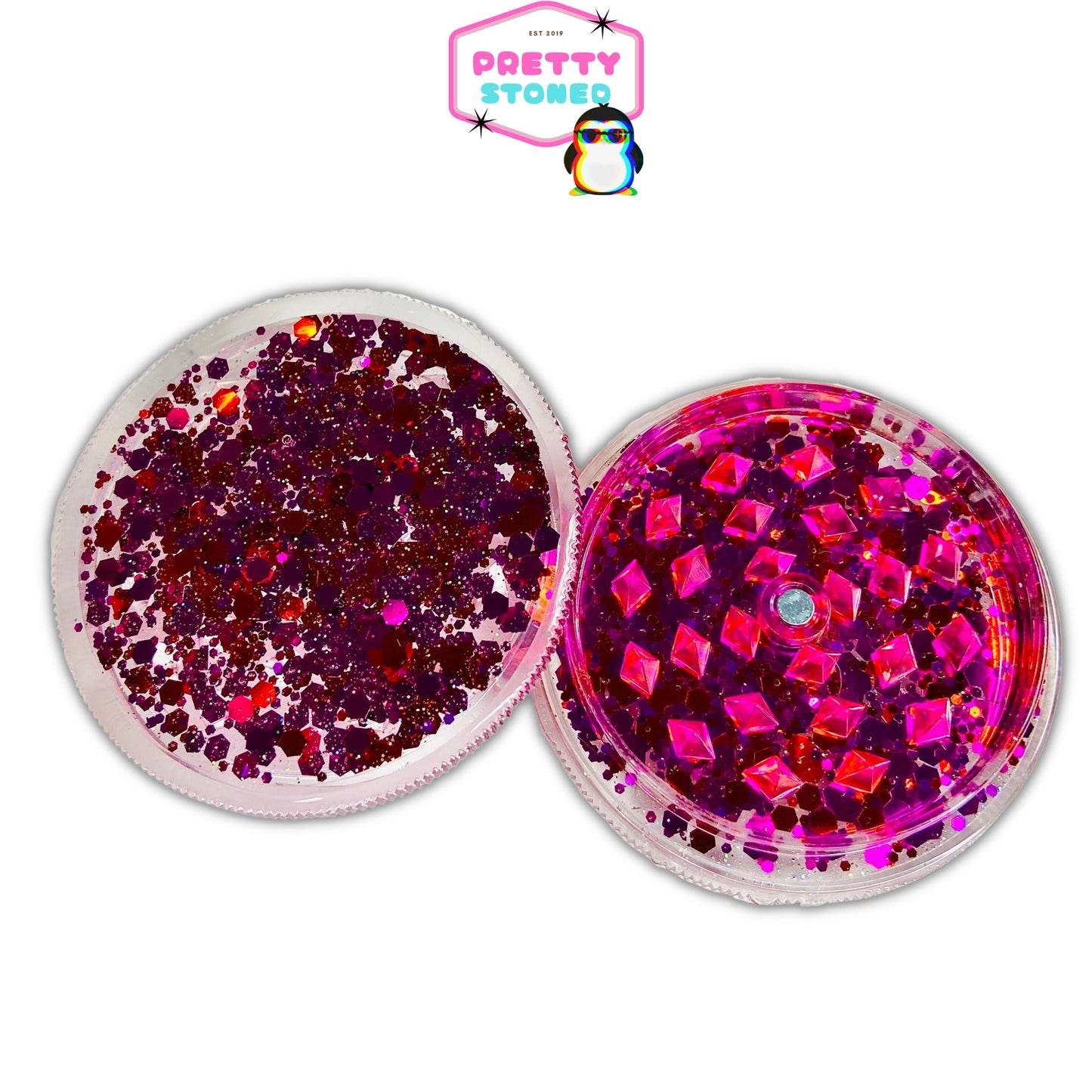 Hot Pink Glitter Grinder