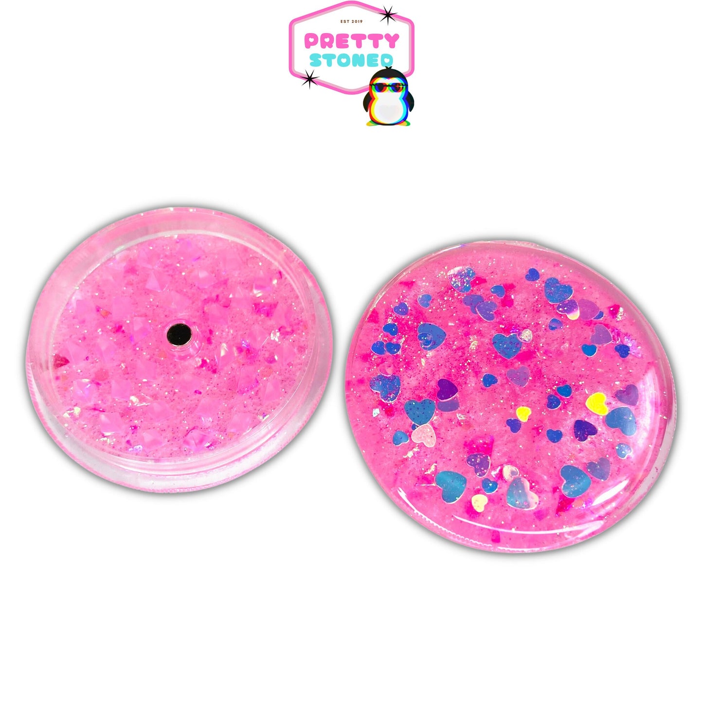 Pink Heart Grinder