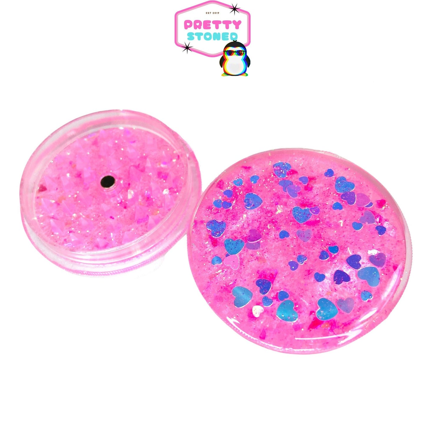 Pink Heart Grinder